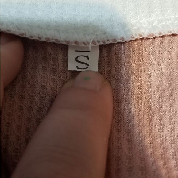 NWT pink/dark gray/white striped blouse - Picture 5 of 6